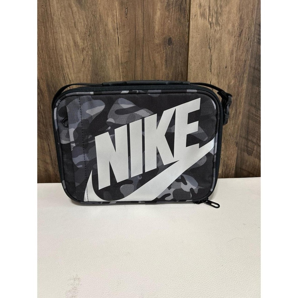 Nike Lunch Box Black and Gray Camouflage New Without Tags